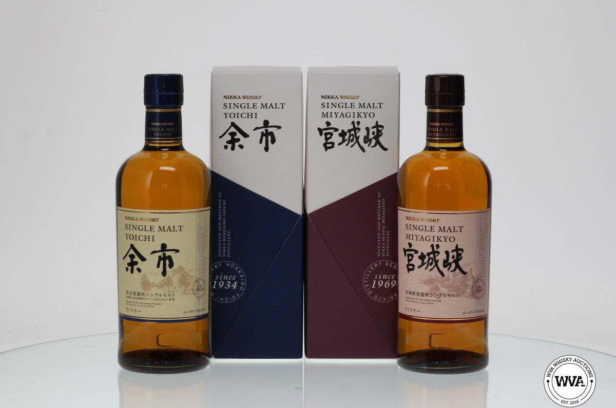 NIKKA SINGLE MALT YOICHI & NIKKA MIYAGIKYO SINGLE MALT