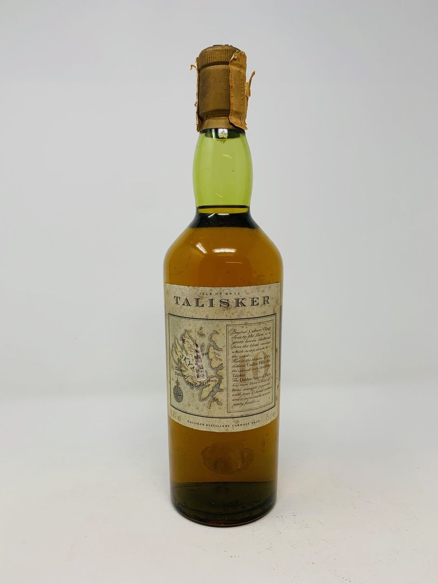 TALISKER 10 YEAR OLD 1980'S GREEN BOTTLING