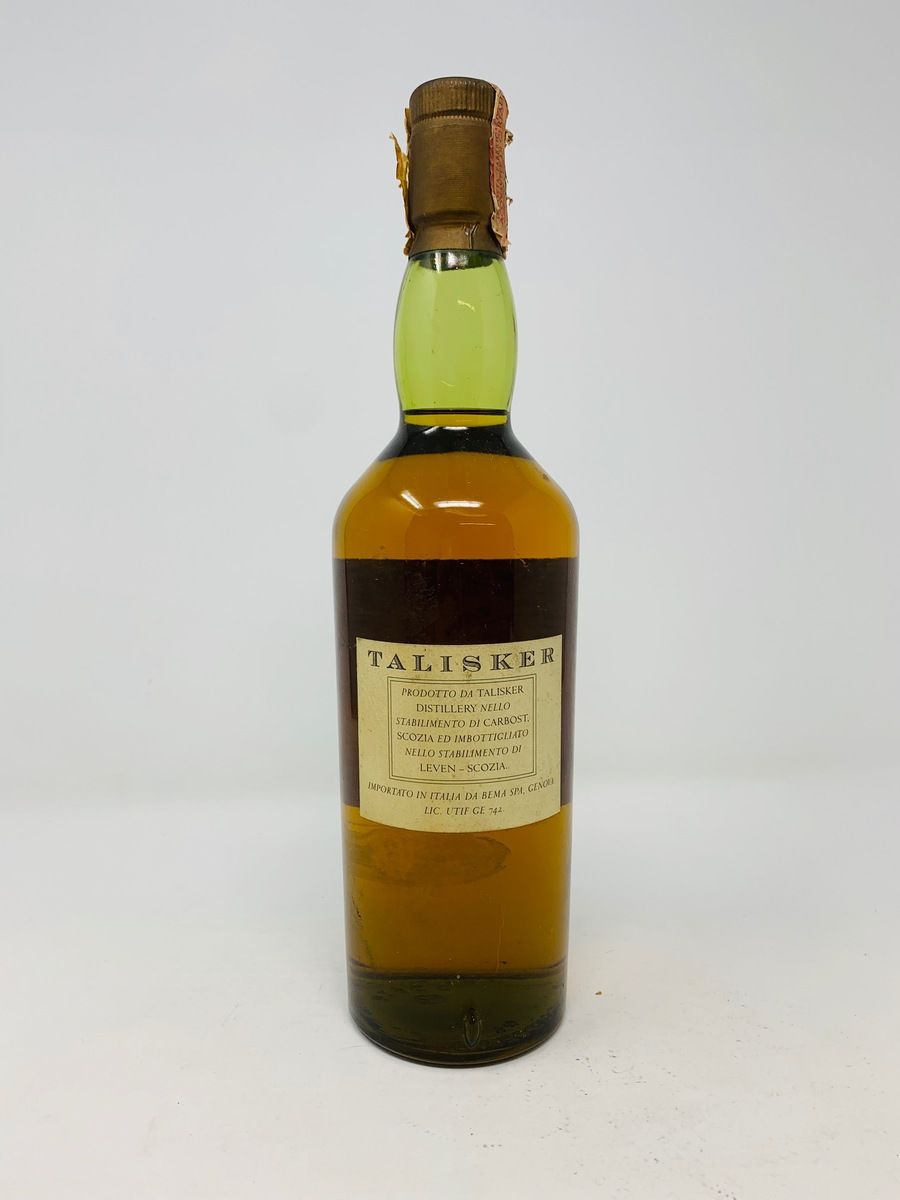 TALISKER 10 YEAR OLD 1980'S GREEN BOTTLING