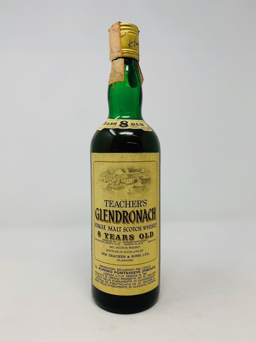 TEACHERS GLENDRONACH 8 YEAR OLD ITALIAN IMPORT