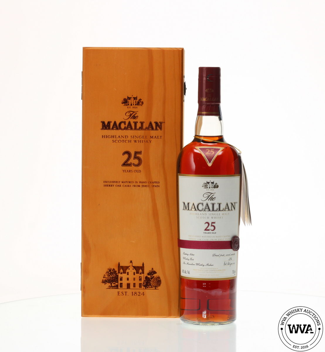 MACALLAN 25 YEAR OLD PRE 2018 US IMPORT