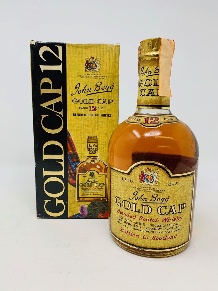 JOHN BEGGS GOLD CAP BLENDED SCOTCH WHISKY 1960'S/70'S