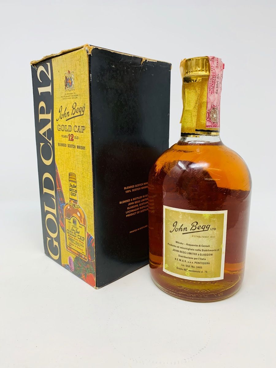 JOHN BEGGS GOLD CAP BLENDED SCOTCH WHISKY 1960'S/70'S