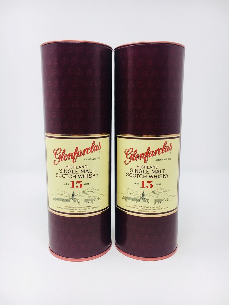 LOT 2084 - GLENFARCLAS 15 YEAR OLD 20CL X 2 (RESERVE PRICE £17.50)
