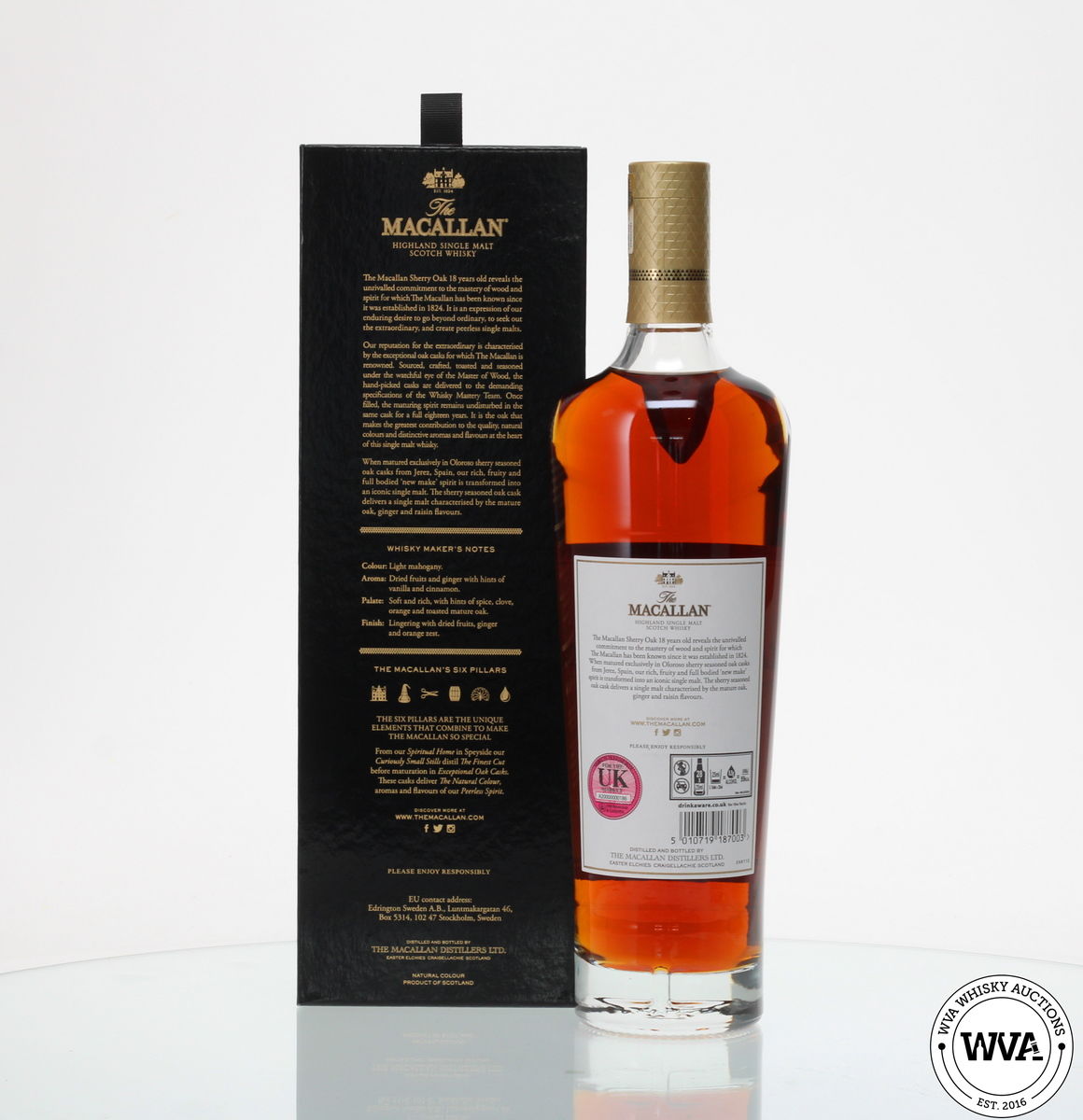 MACALLAN 18 YEAR OLD SHERRY OAK 2020 RELEASE