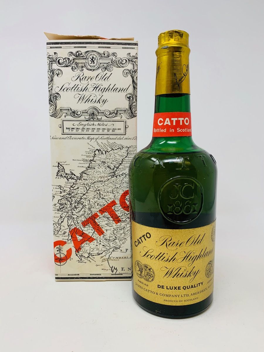 CATTO RARE OLD SCOTCH WHISKY 1970'S