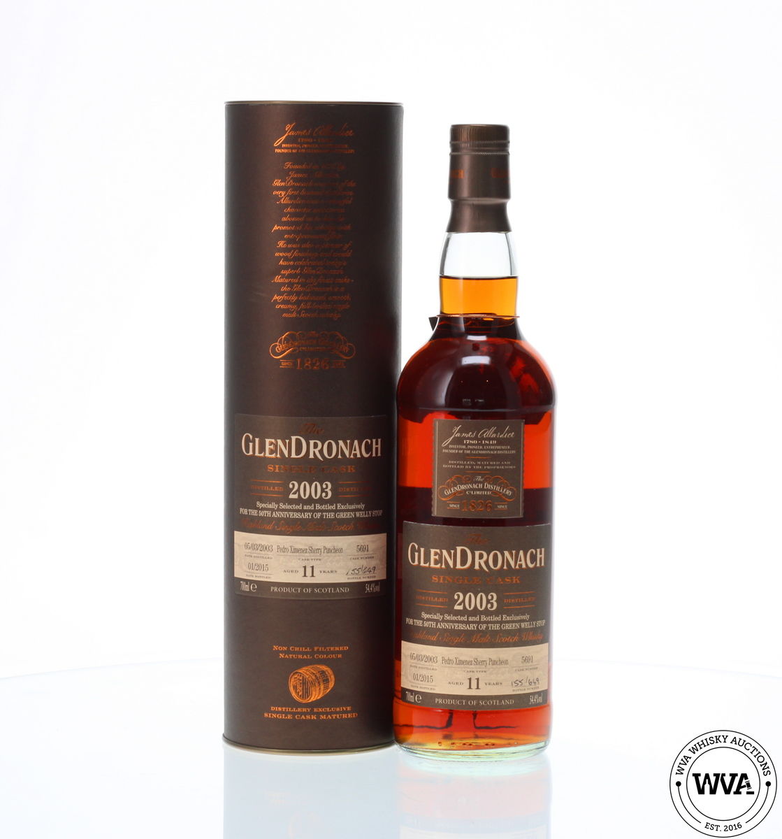 GLENDRONACH 2003 11 YEAR OLD SINGLE CASK #5691