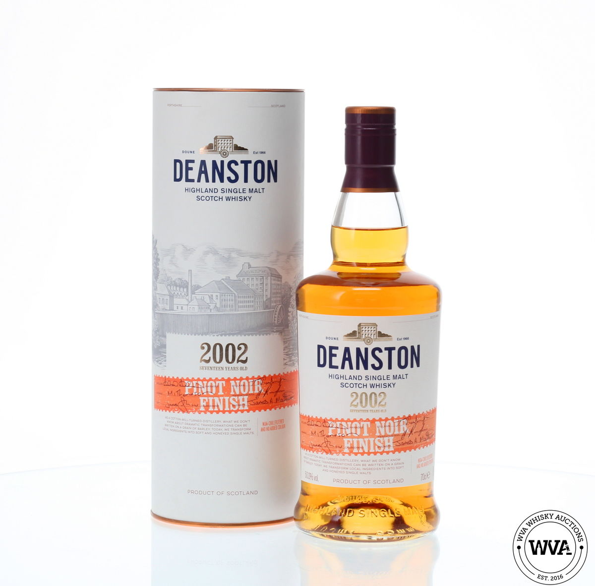 DEANSTON 2002 PINOT NOIR FINISH
