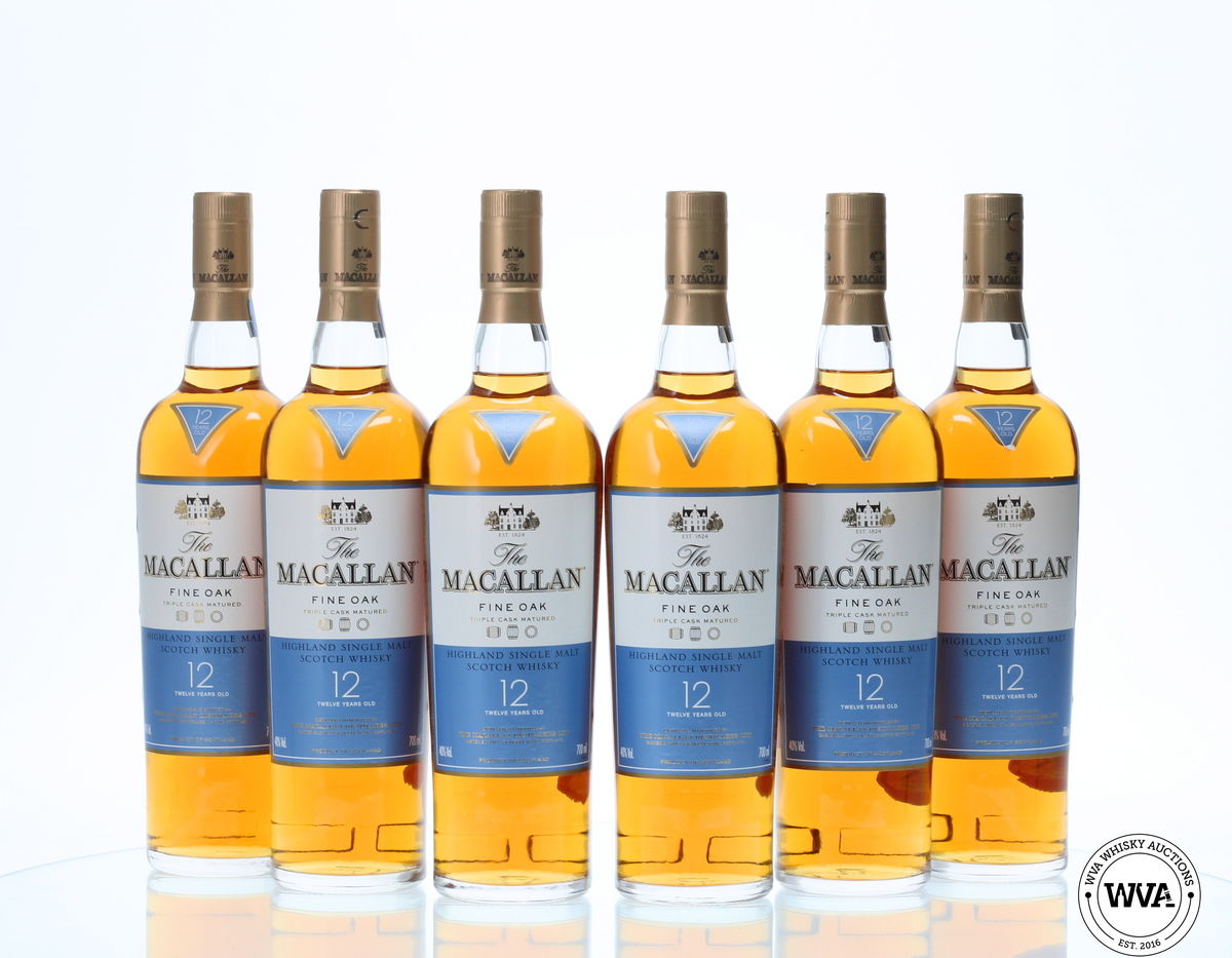 MACALLAN 12 YEAR OLD FINE OAK - NICK VEASEY PILLARS SET