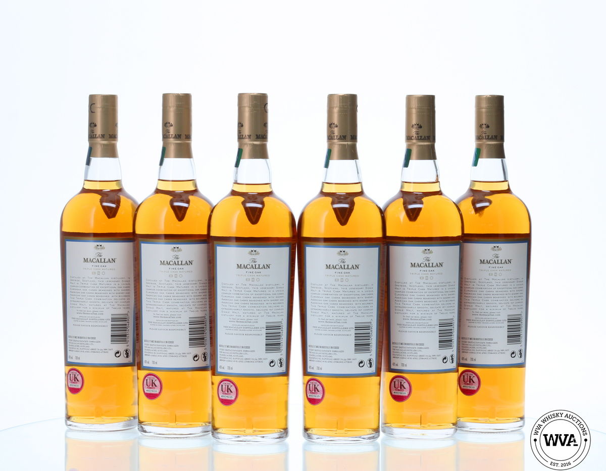 MACALLAN 12 YEAR OLD FINE OAK - NICK VEASEY PILLARS SET