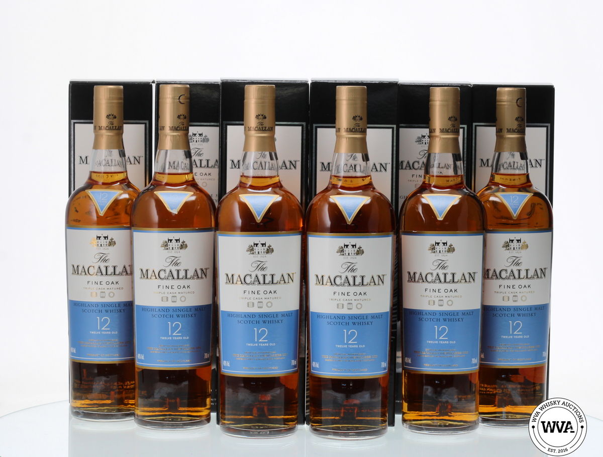 MACALLAN 12 YEAR OLD FINE OAK - NICK VEASEY PILLARS SET