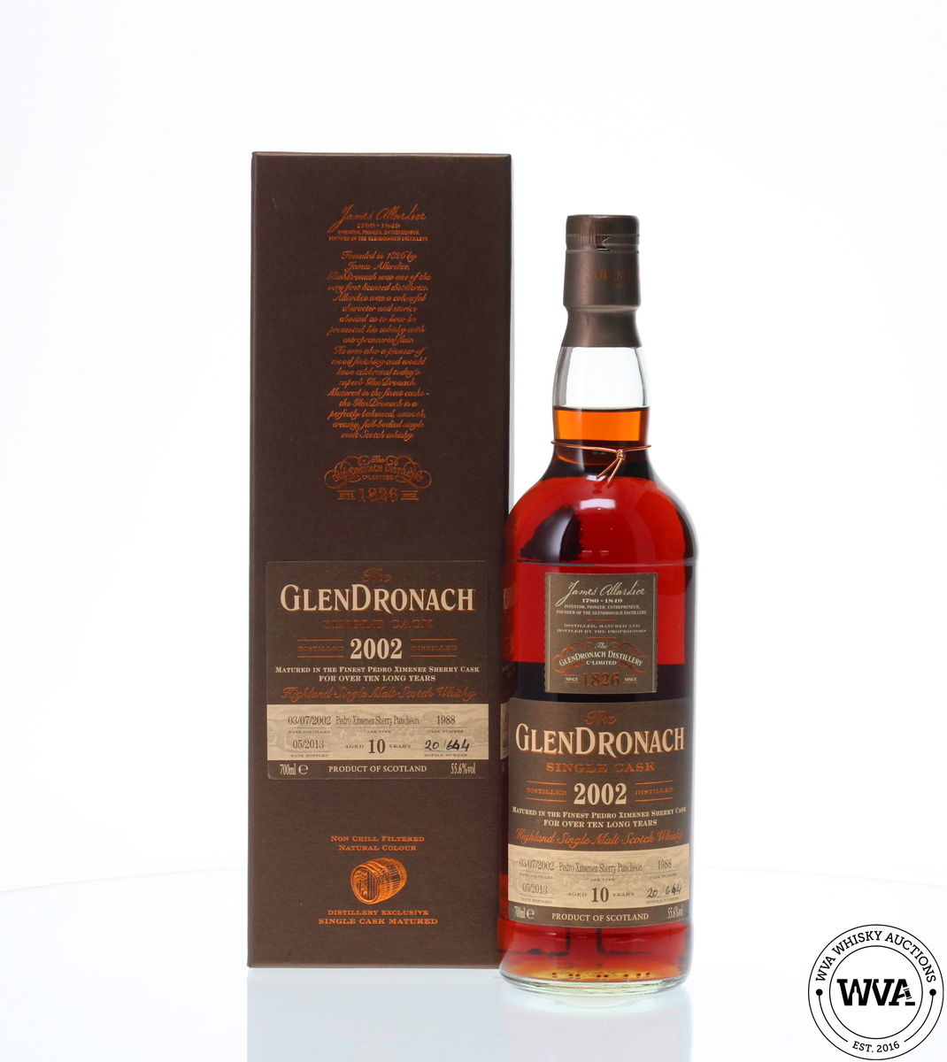 GLENDRONACH 2002 10 YEAR OLD SINGLE CASK #1988