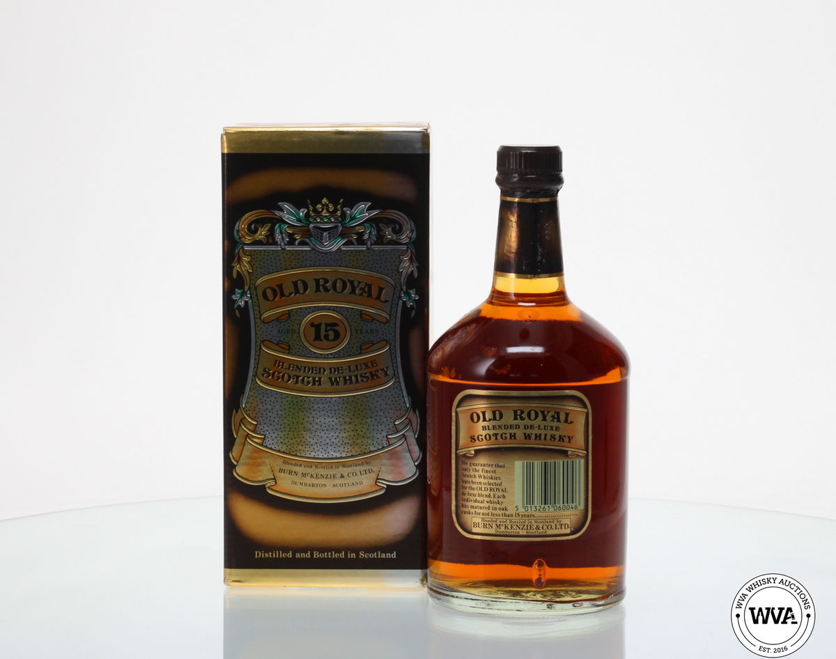 OLD ROYAL 15 YEAR OLD BLENDED DE LUX SCOTCH WHISKY 1980'S