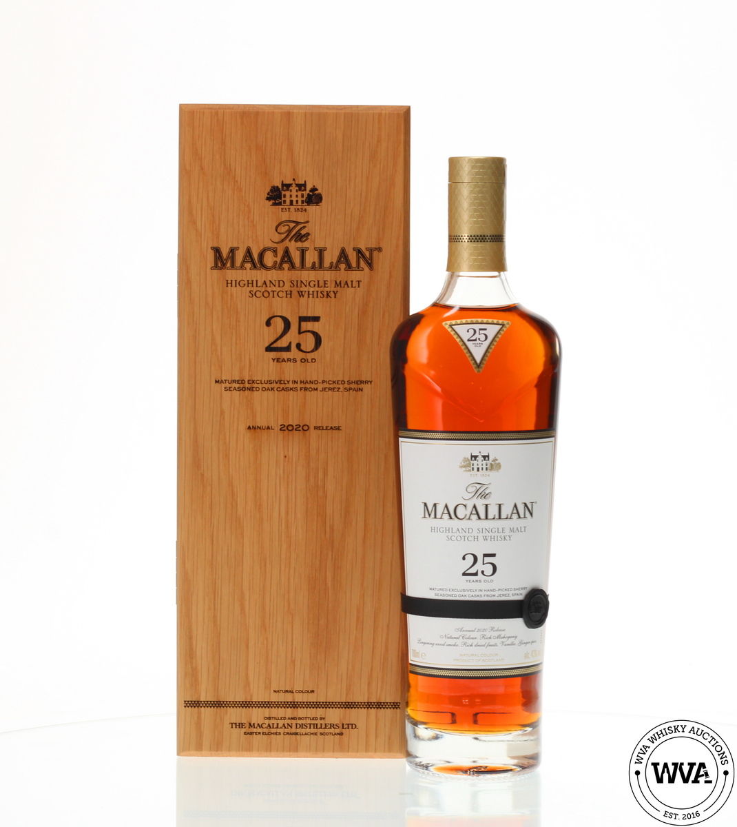 MACALLAN 25 YEAR OLD SHERRY OAK 2020 RELEASE