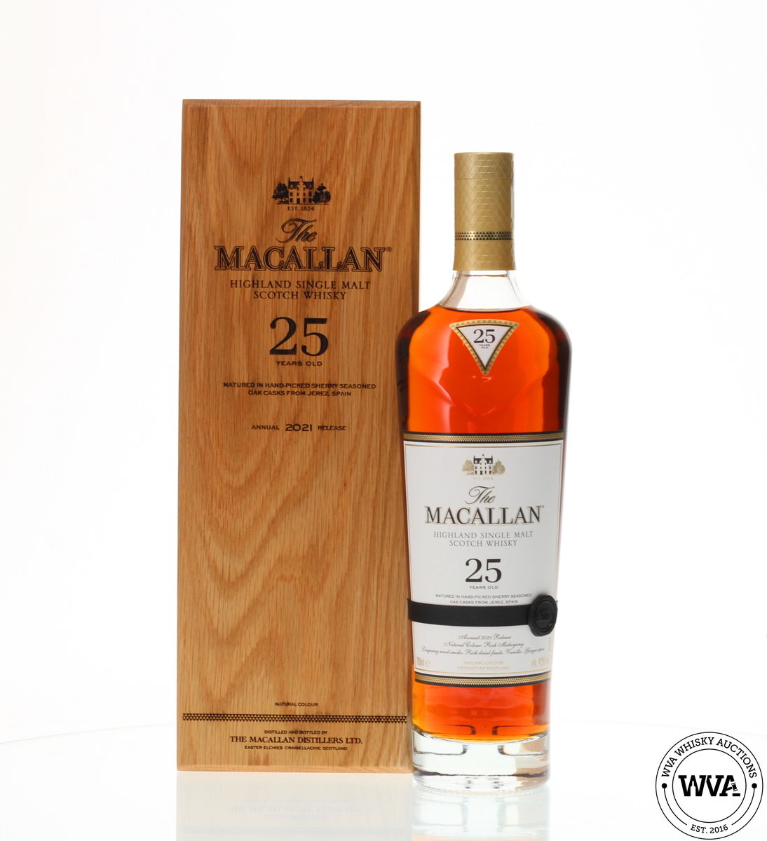 MACALLAN 25 YEAR OLD SHERRY OAK 2021 RELEASE