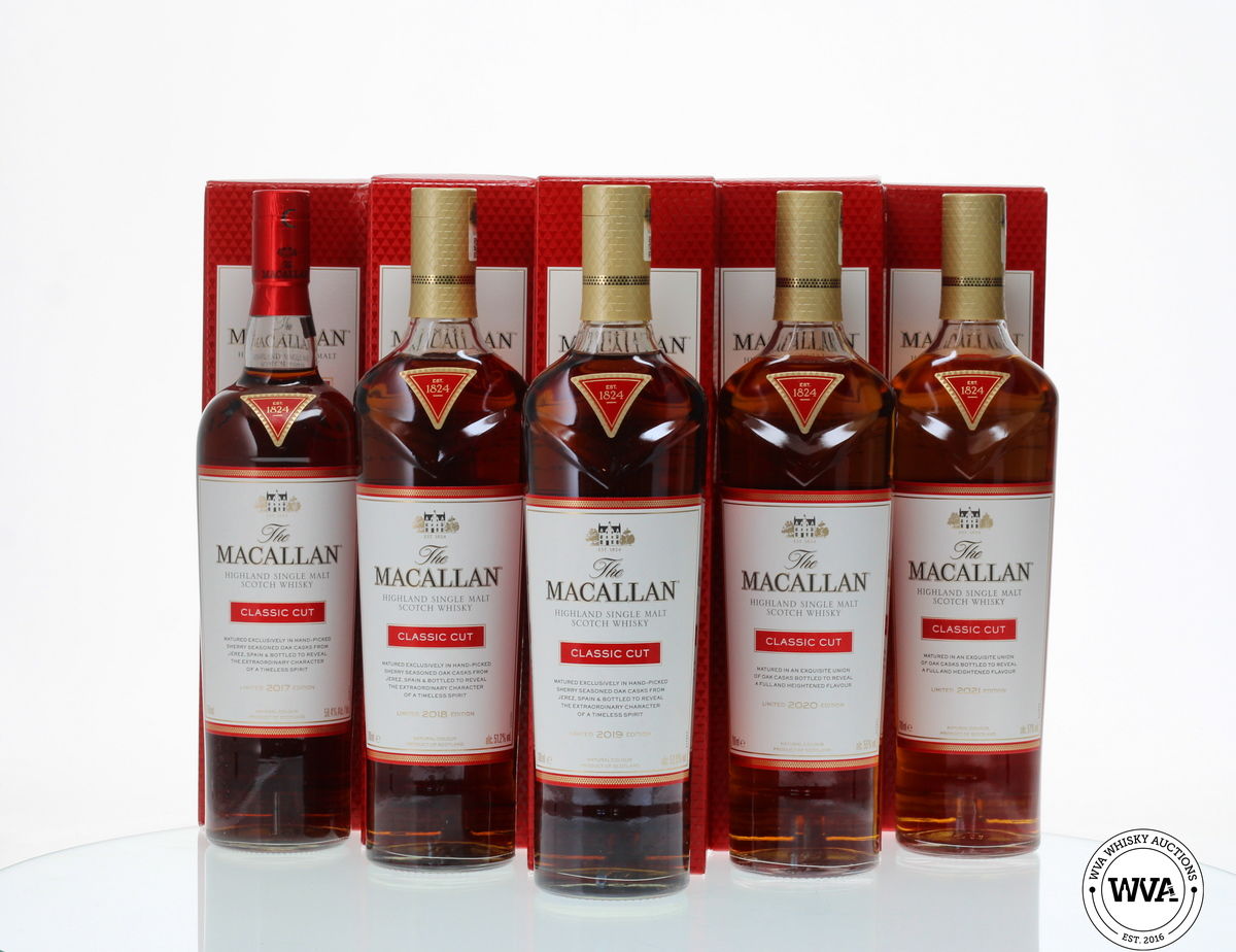 MACALLAN CLASSIC CUT SET - 2017-2018-2019-2020 & 2021