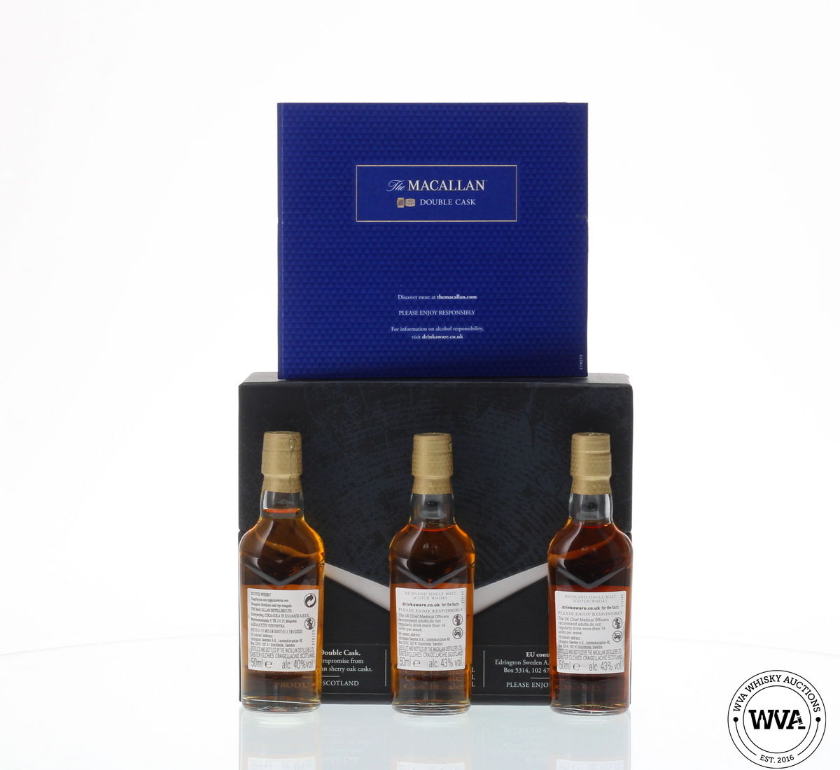 MACALLAN DOUBLE CASK TASTING MINIATURE SET (3x5cl)
