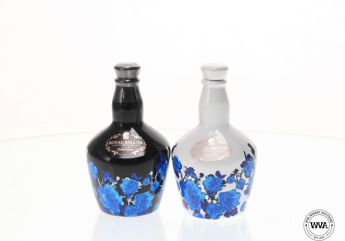 CHIVAS ROYAL SALUTE - RICHARD QUINN WHITE & BLACK EDITION MINIATURES