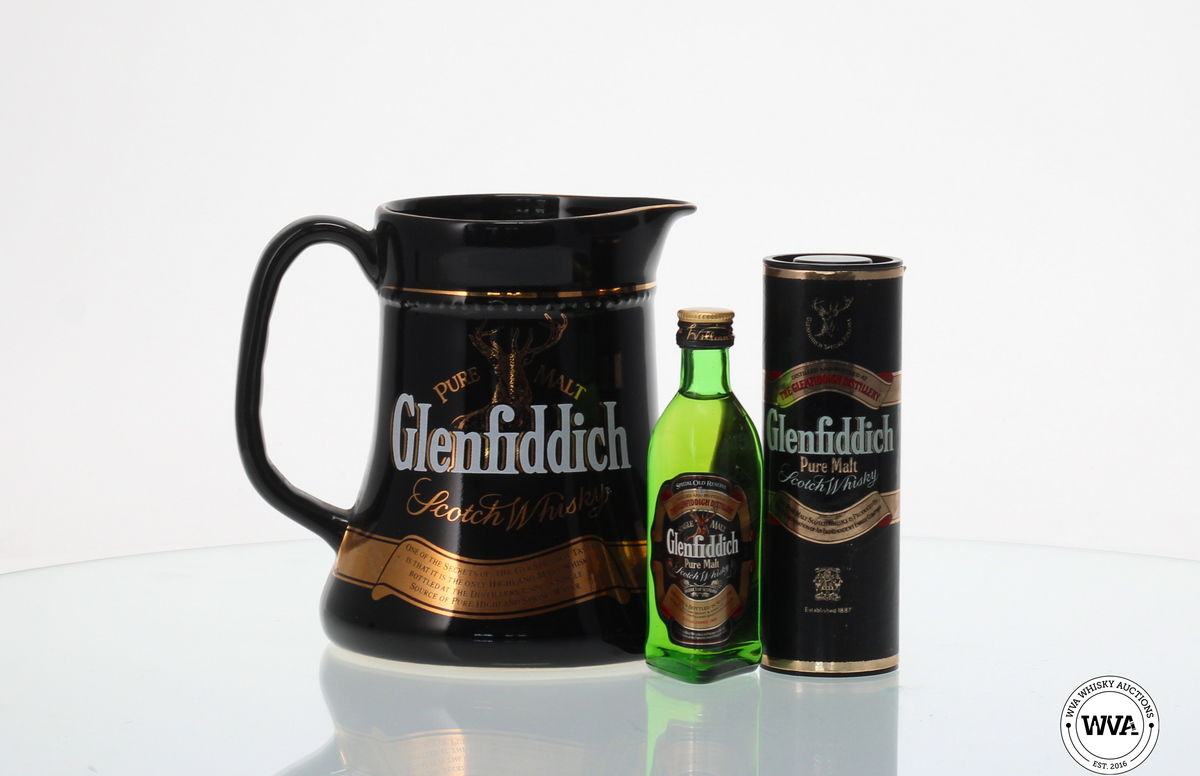 GLENFIDDICH WHISKY MINIATURE WITH JUG