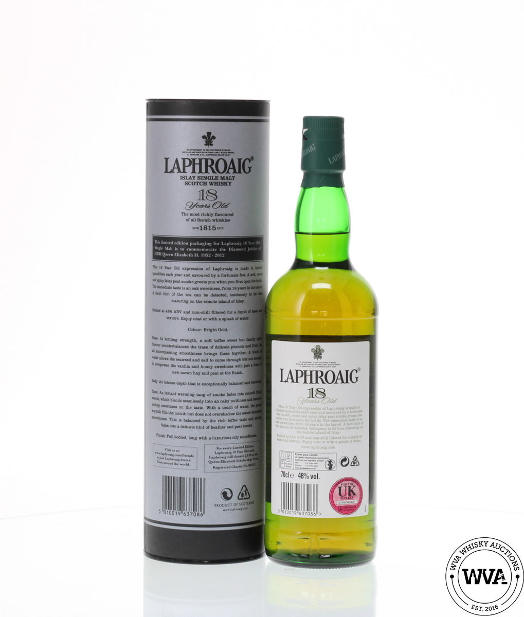 LAPHROAIG 18 YEAR OLD - QUEEN'S DIAMOND JUBILEE EDITION 