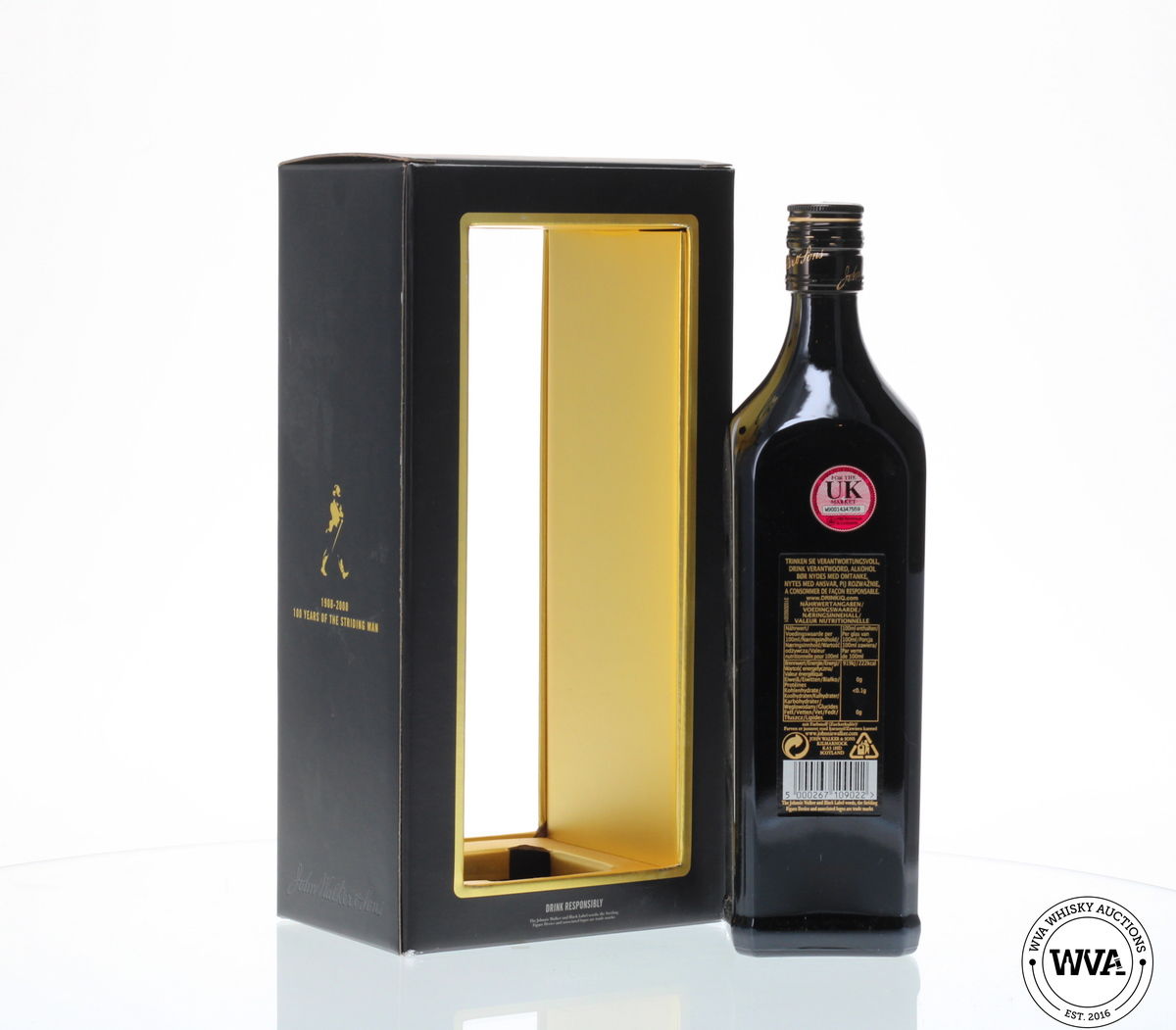 JOHNNIE WALKER BLACK LABEL 12 YEAR OLD - ANNIVERSARY EDITION