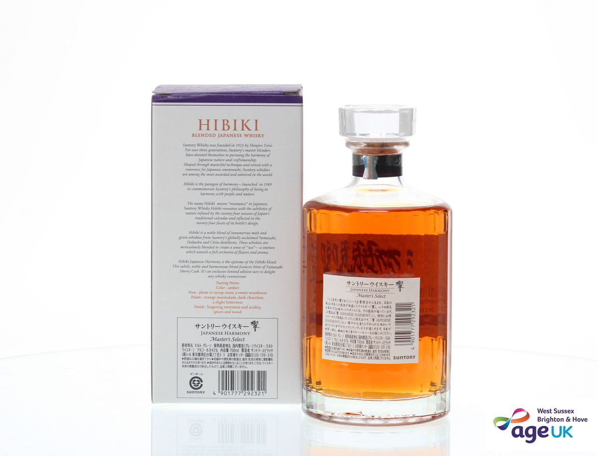 HIBIKI JAPANESE HARMONY MASTERS SELECT - AGE UK CHARITY BOTTLE
