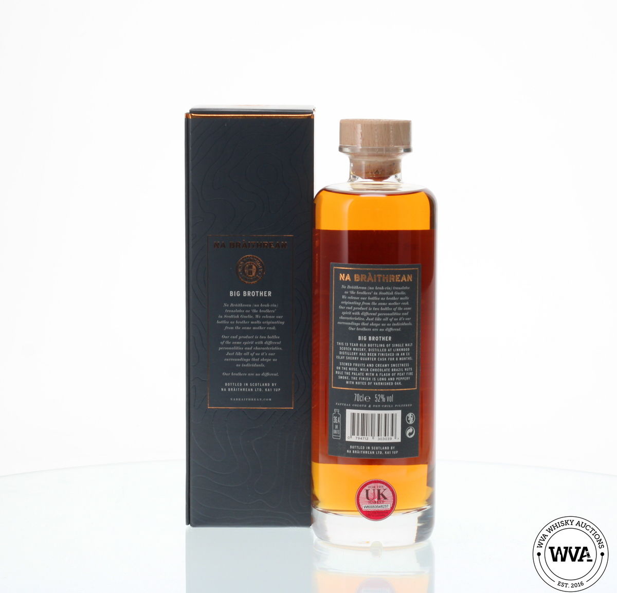 LINKWOOD 13 YEAR OLD - BIG BROTHER (NA BRAITHREAN) SINGLE MALT