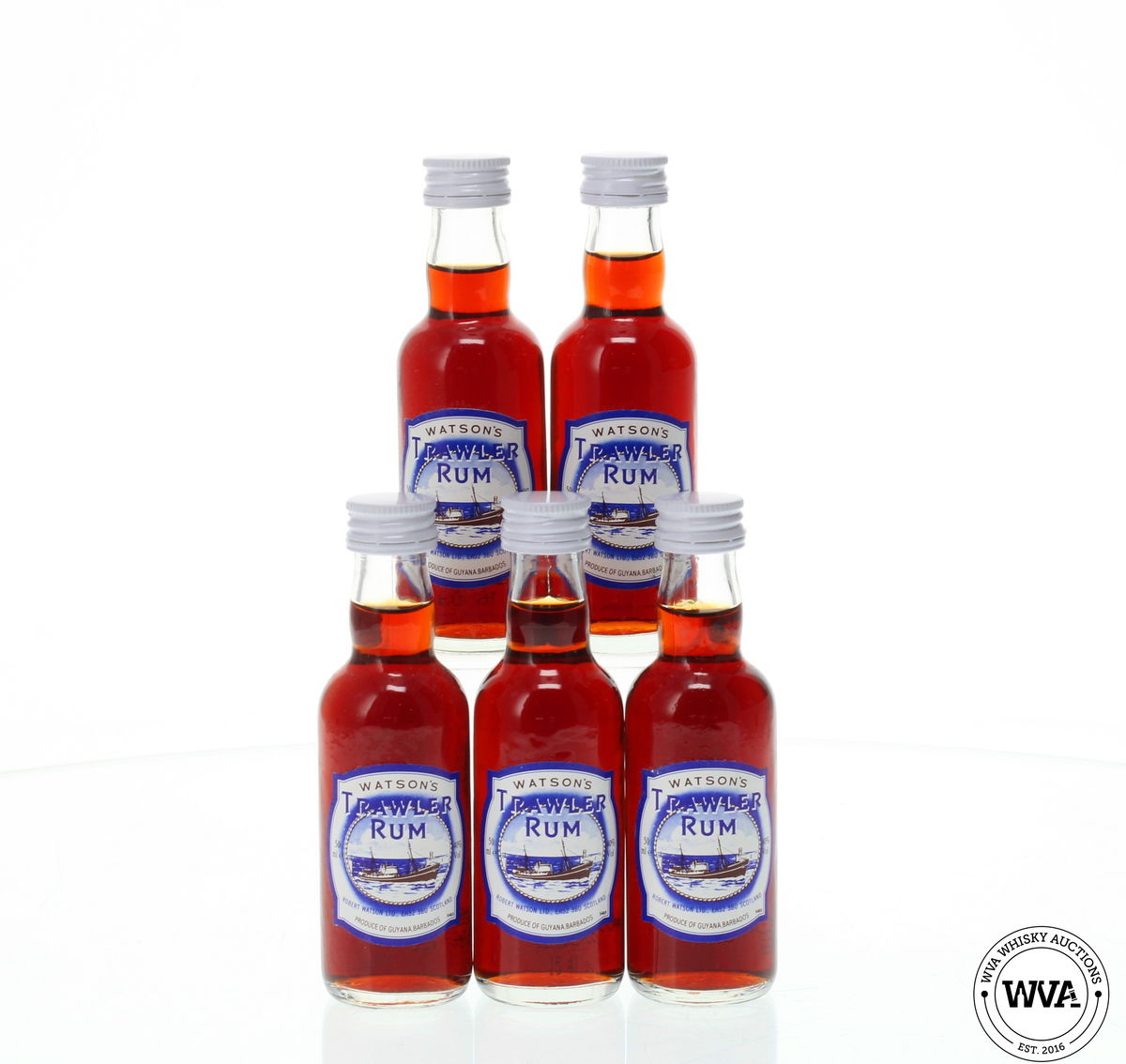 WATSONS TRAWLER RUM MINIATURES
