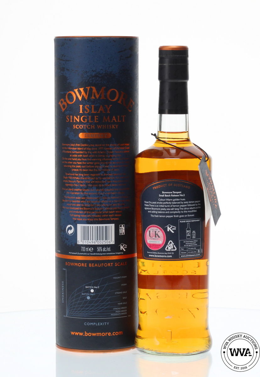 BOWMORE 10 YEAR OLD  - TEMPEST BATCH 2