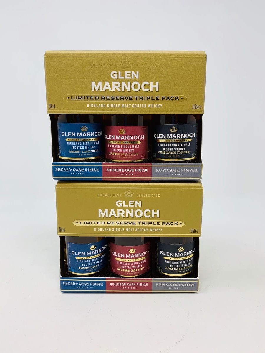 2 x GLENMARNOCH LIMITED RESERVE TRIPLE PACKS