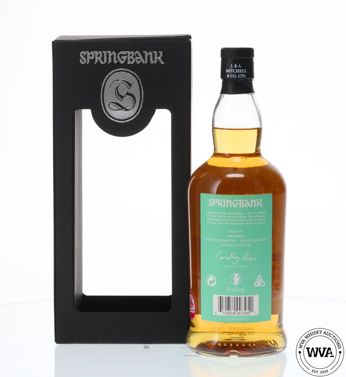 SPRINGBANK 15 YEAR OLD - RUM WOOD AUGUST 2019 RELEASE