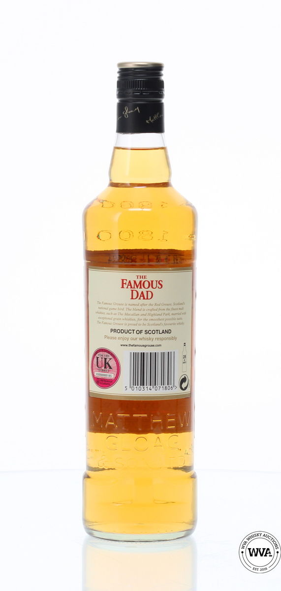 FAMOUS GROUSE "FAMOUS DAD" BOTTLE