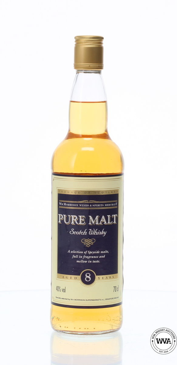 WM MORRISON 8 YEAR OLD PURE MALT SCOTCH WHISKY