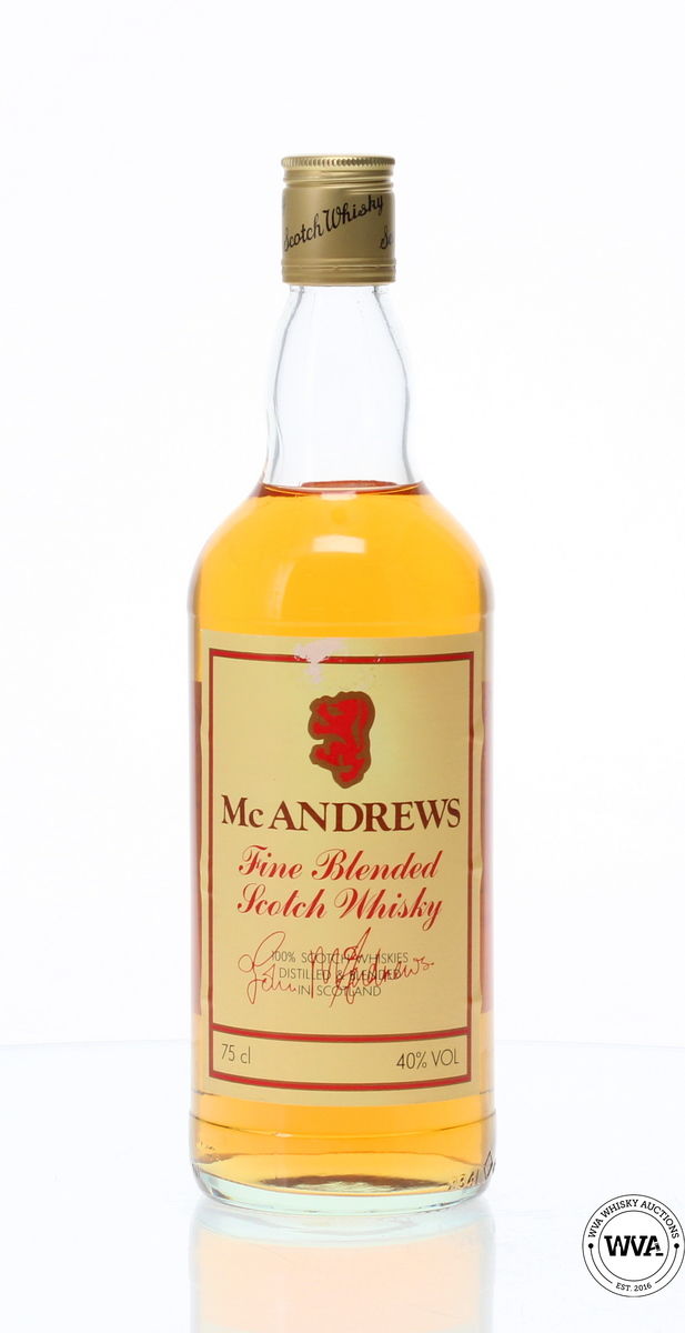 MC ANDREWS 1980's BLENDED SCOTCH WHISKY