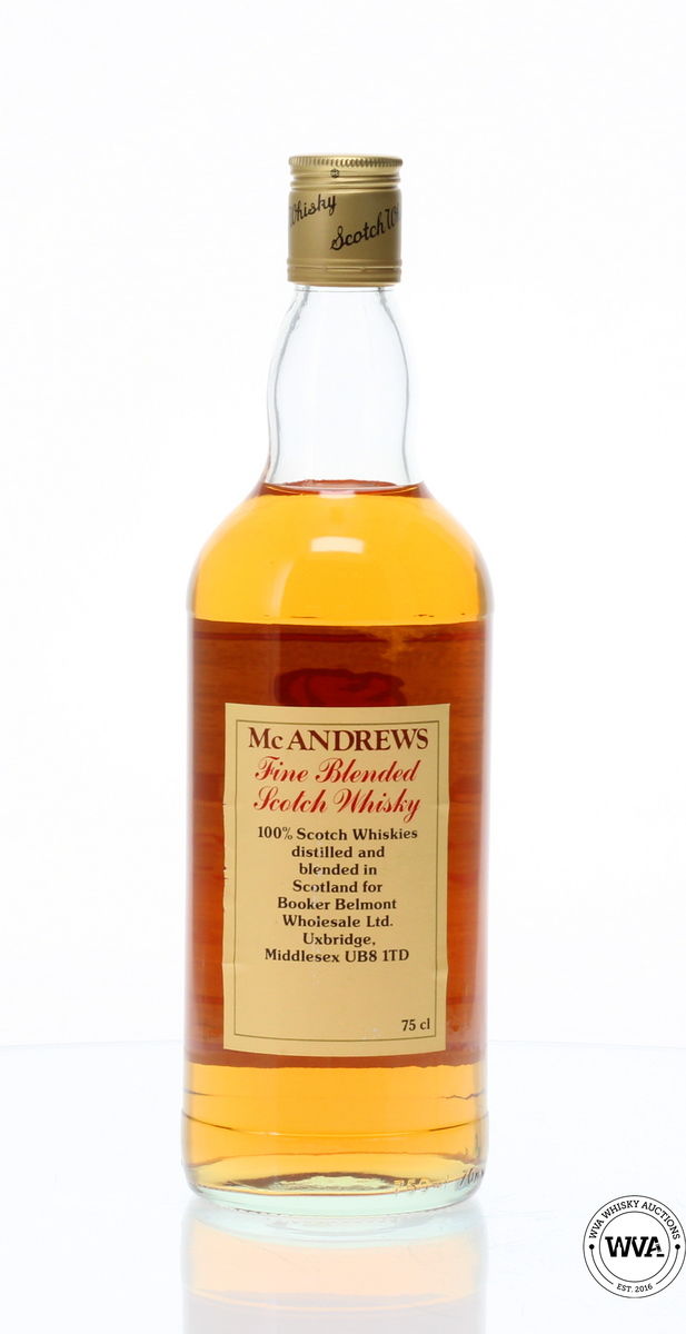 MC ANDREWS 1980's BLENDED SCOTCH WHISKY