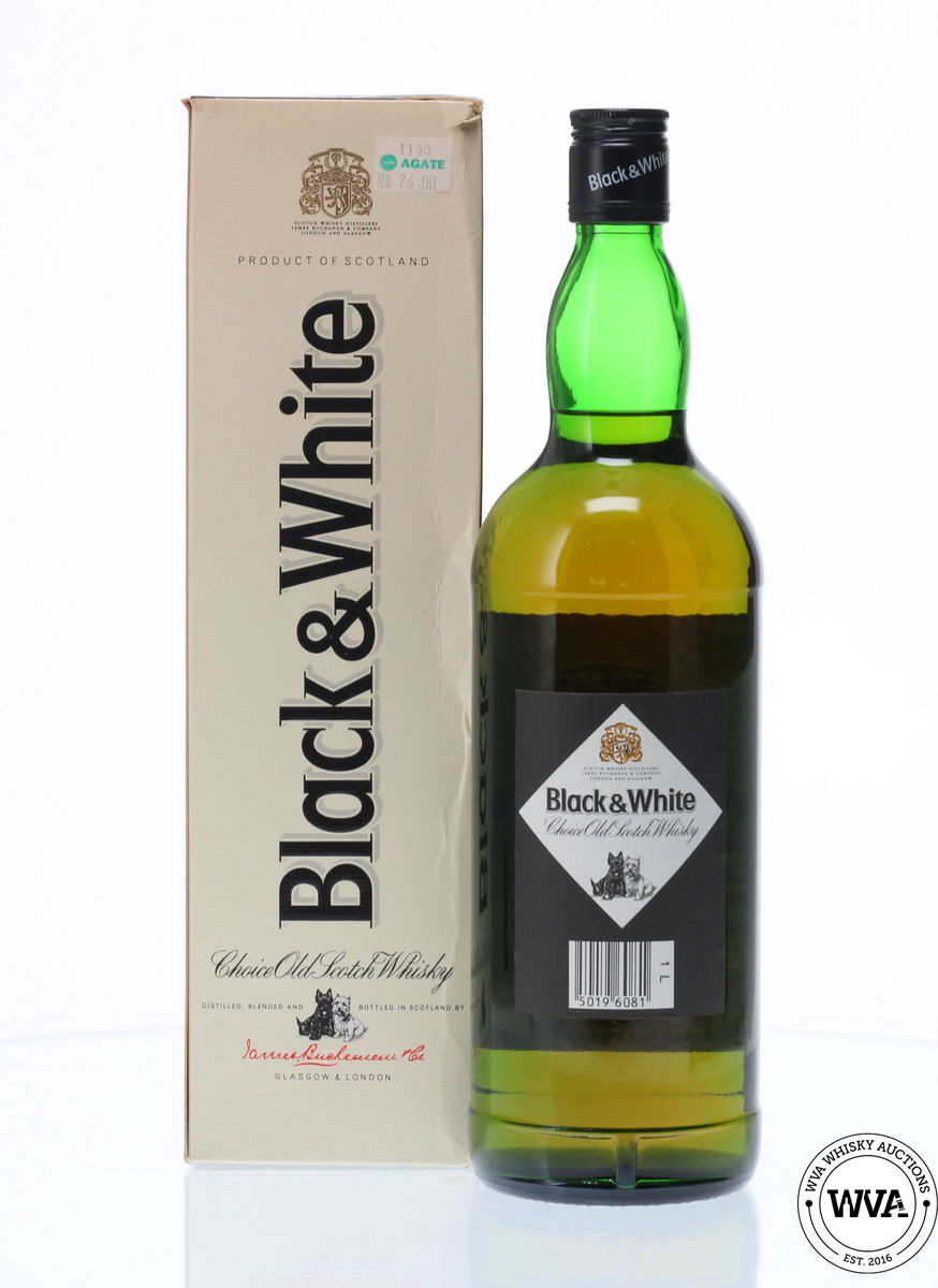 BLACK & WHITE WHISKY 1 LITRE (MALYASIA)