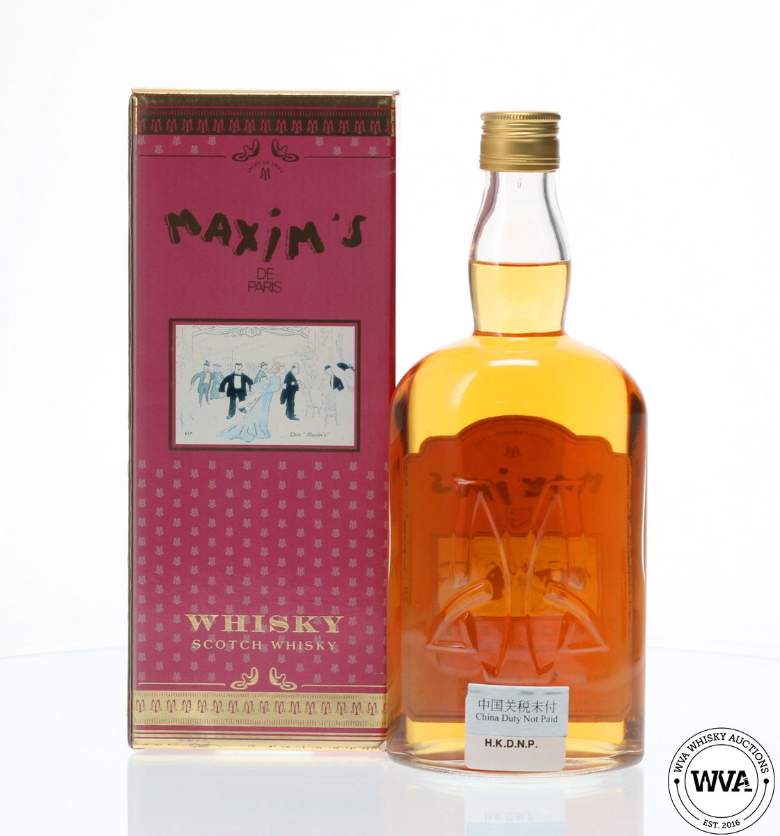MAXIM'S DE PARIS SCOTCH WHISKY