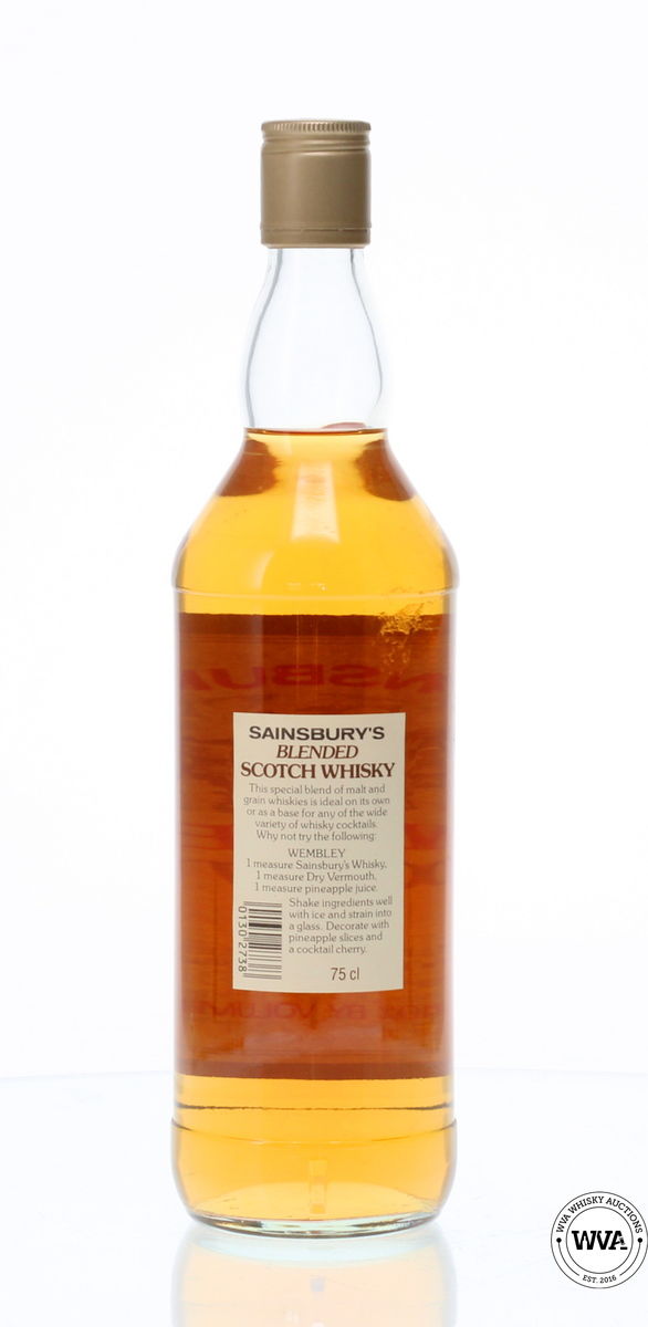 SAINSBURYS 1980's BLENDED WHISKY