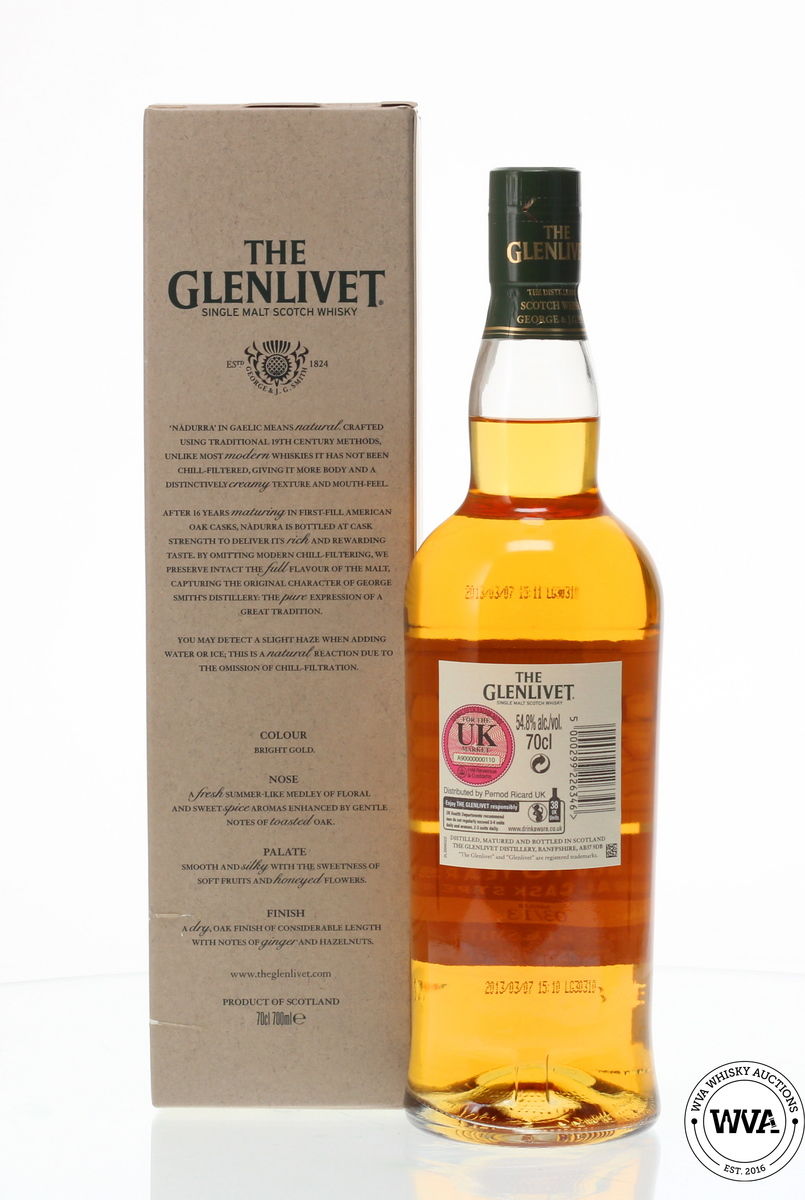 GLENLIVET 16 YEAR OLD NADURRA CASK STRENGTH