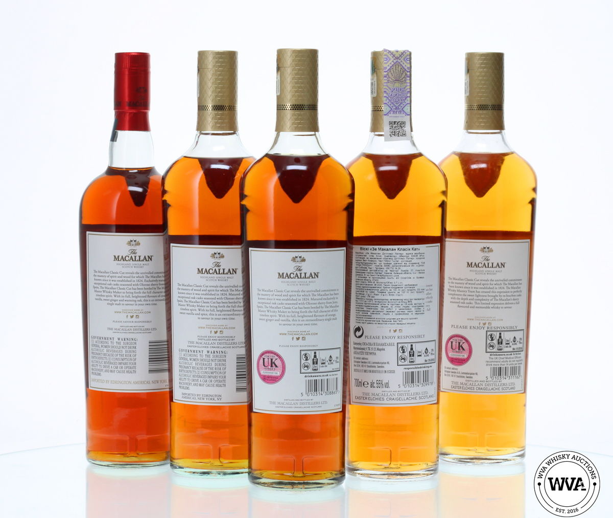 MACALLAN CLASSIC CUT SET (2017-2021)