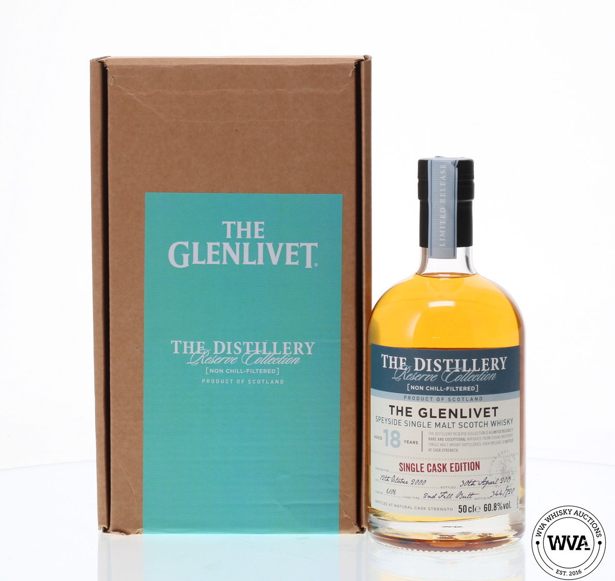 GLENLIVET 18 YEAR OLD  - THE DISTILLERY RESERVE COLLECTION