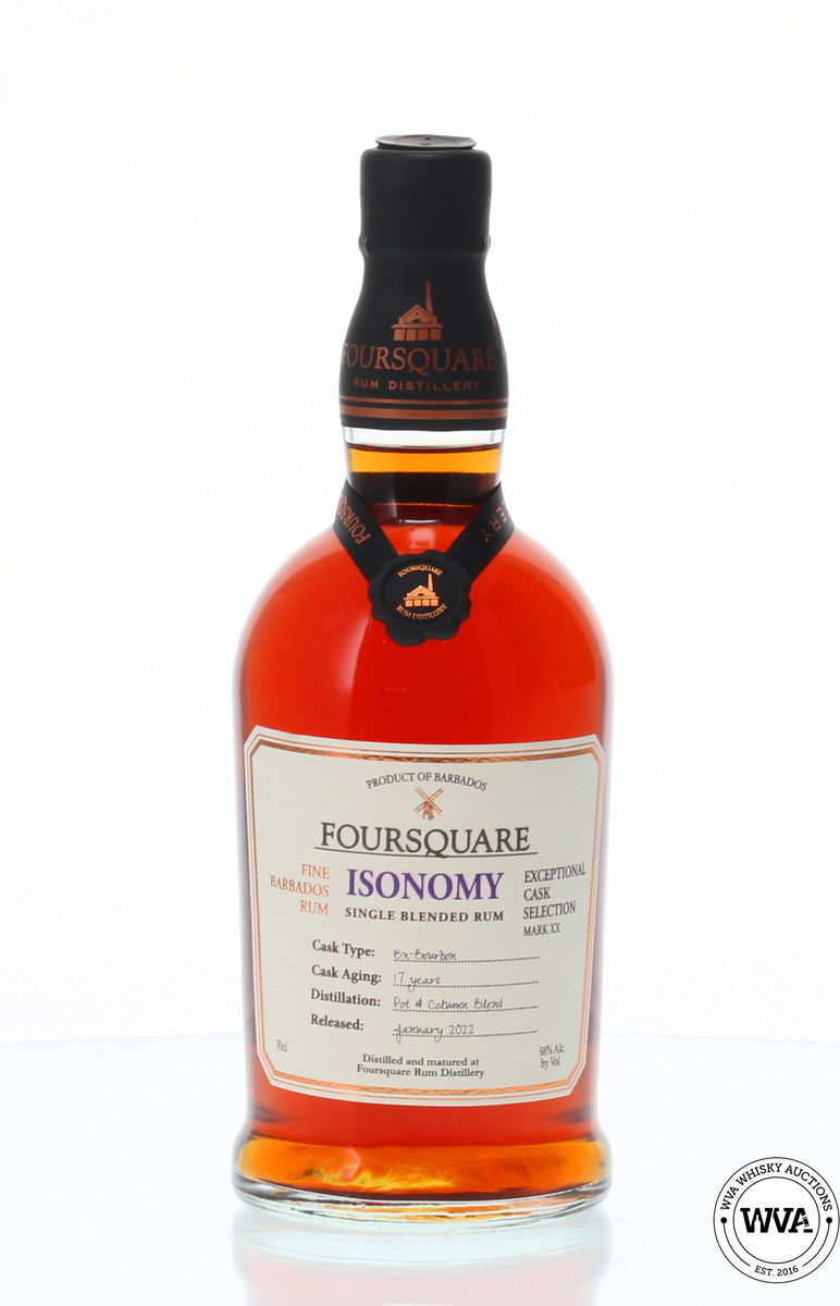 FOURSQUARE ISONOMY 17 YEAR OLD SINGLE BLENDED RUM