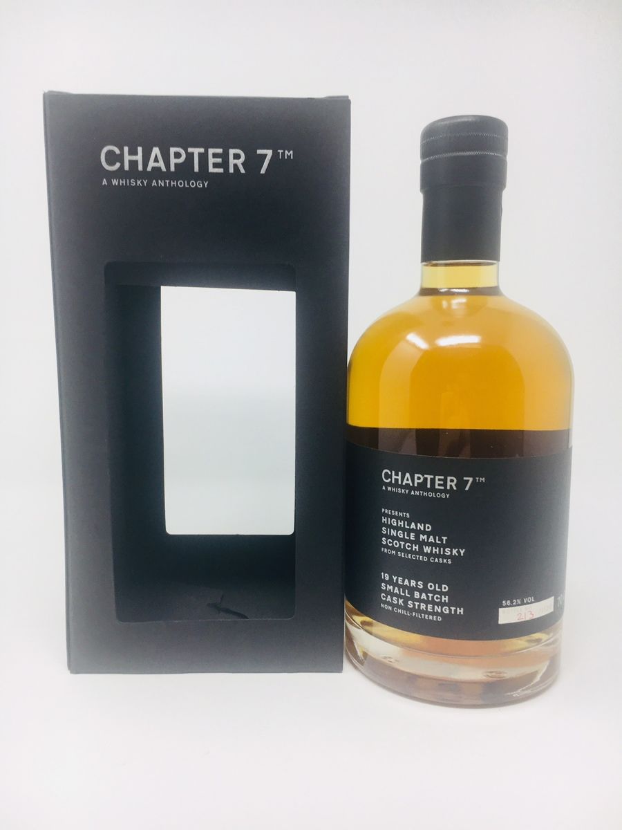 LOT 1884 - CHAPTER 7 HIGHLAND SINGLE MALT 19 YEAR OLD SMALL BATCH (RESERVE PRICE £40.00)