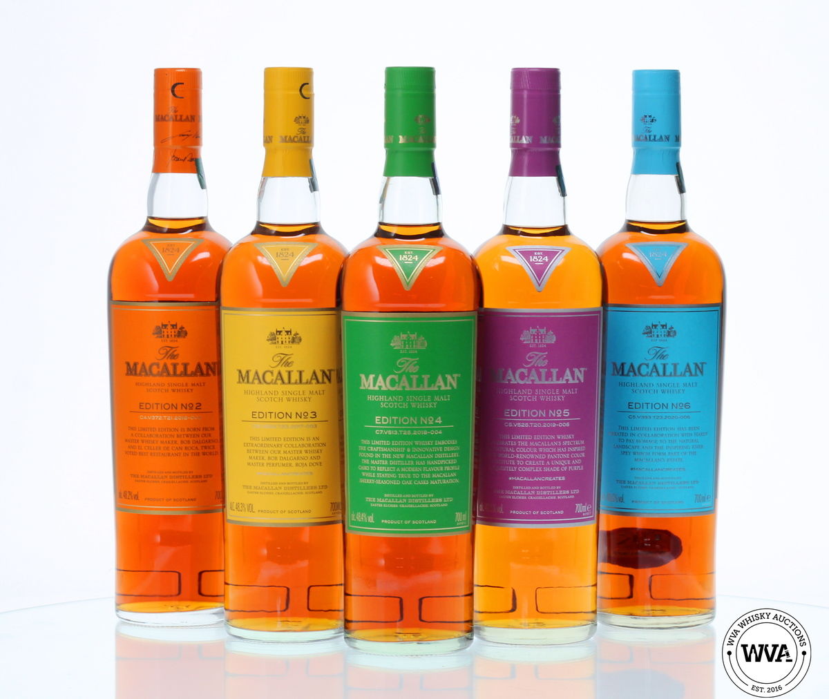 MACALLAN EDITIONS SET 2-6