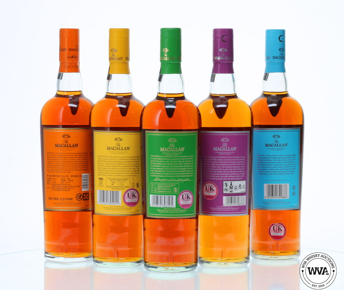 MACALLAN EDITIONS SET 2-6