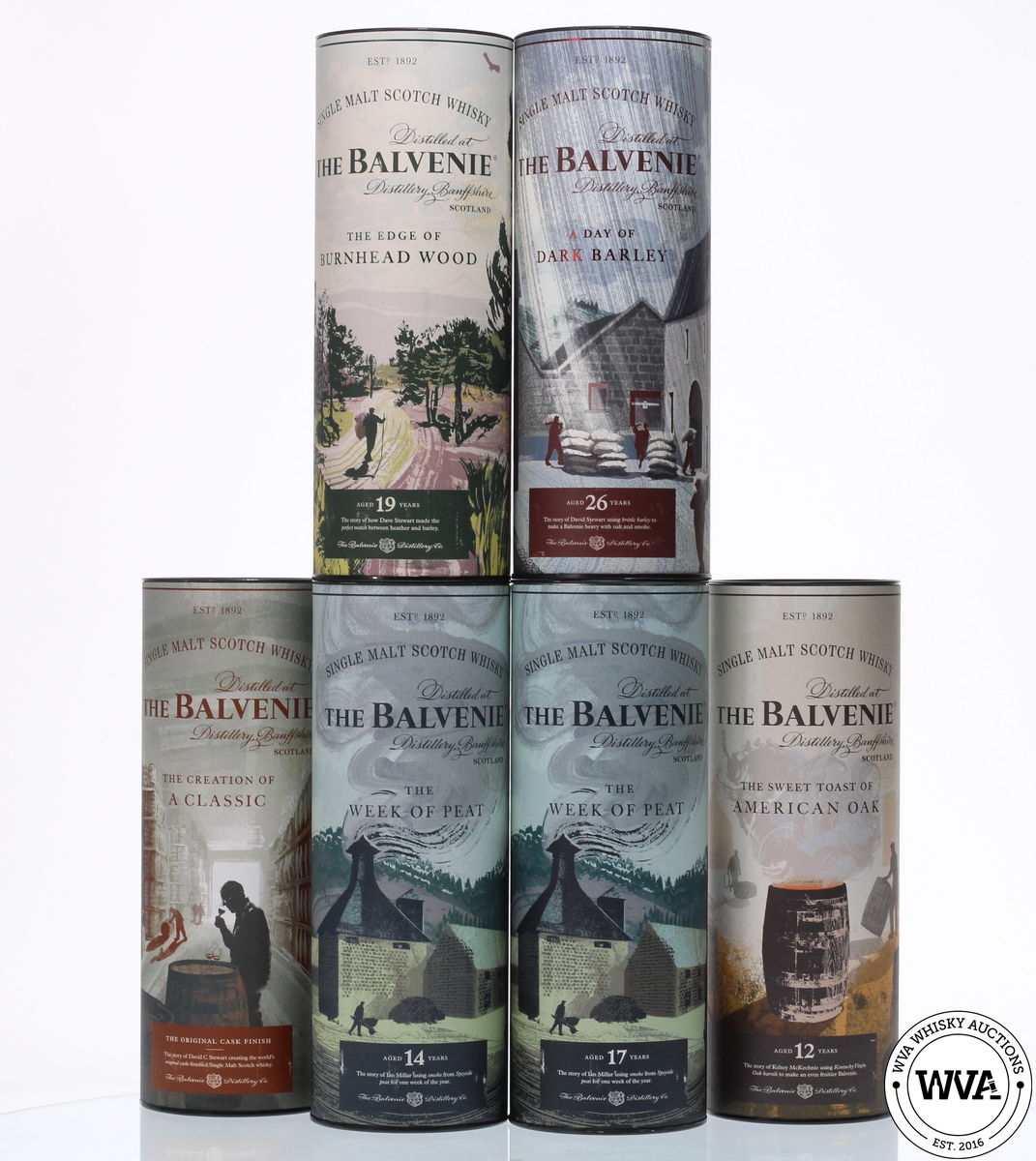 BALVENIE STORIES SET (6X70cl)