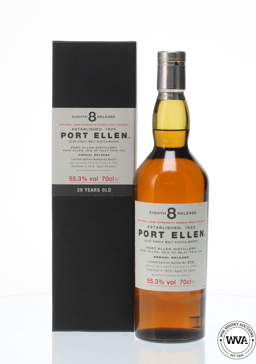 PORT ELLEN 29 YEAR OLD 8TH RELEASE