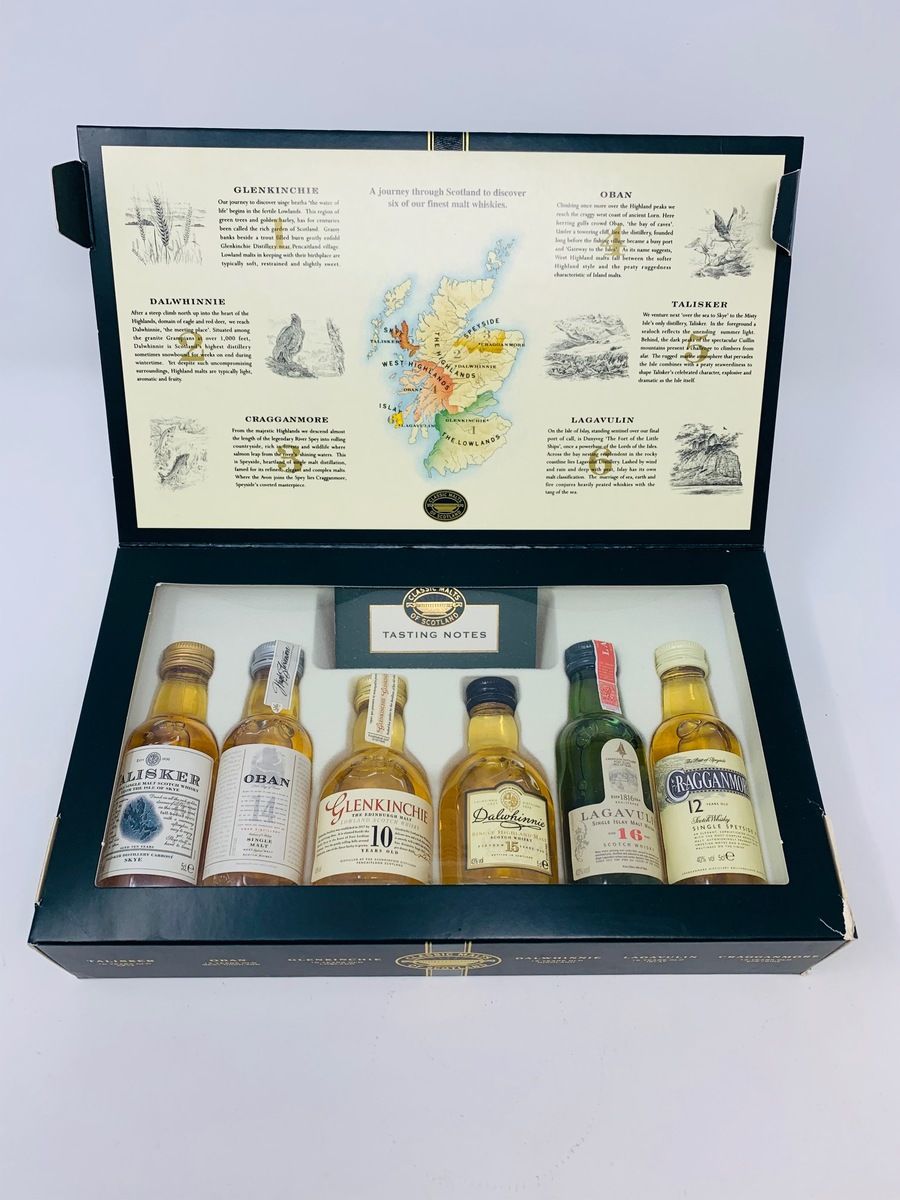 THE CLASSIC MALTS MINIATURES SELECTION BOX