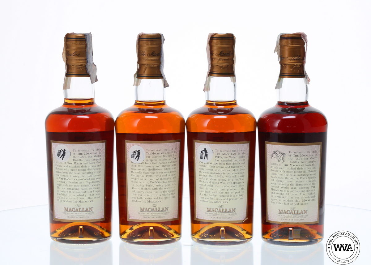 MACALLAN DECADES COLLECTION (4 X 50CL)
