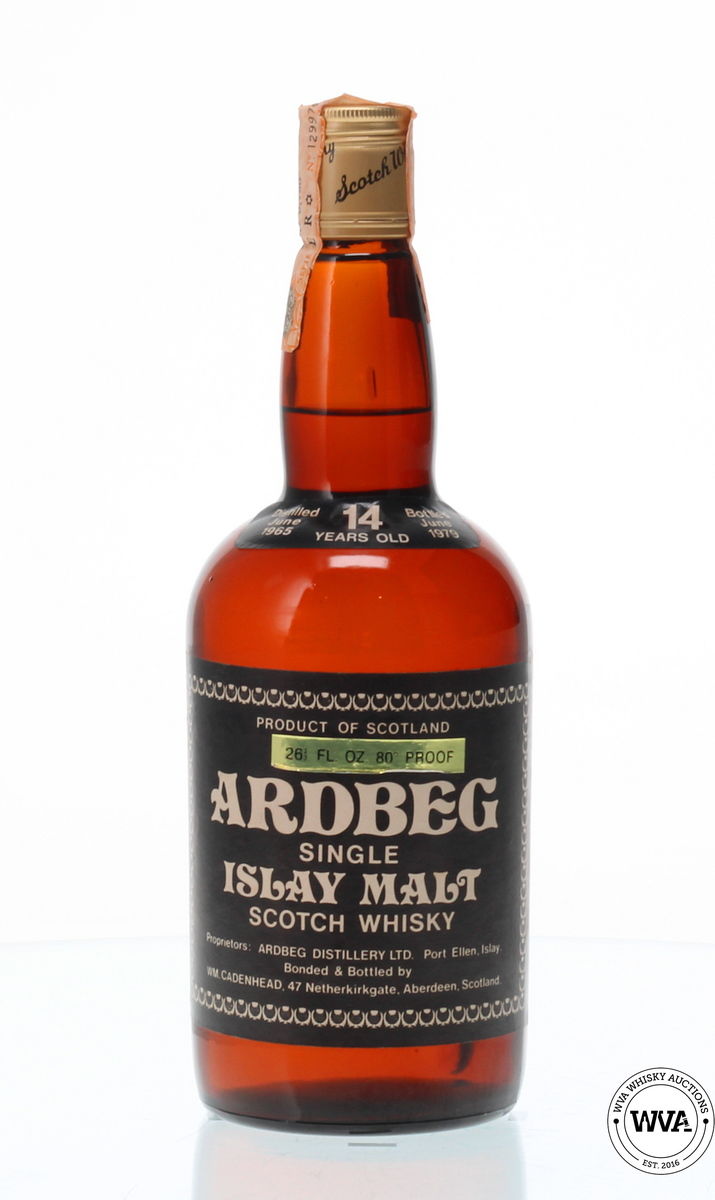 ARDBEG 14 YEAR OLD 1965 CADENHEAD'S  